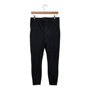 Spanx | Women’s Houndstooth Black Gray Print Leggings Jeggings‎ L